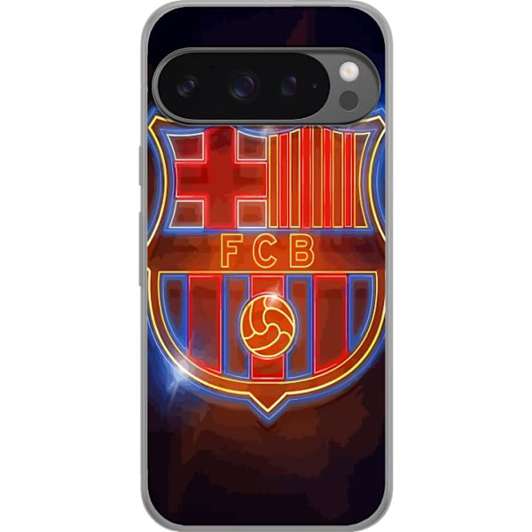 Google Pixel 9 Pro XL Genomskinligt Skal FC Barcelona