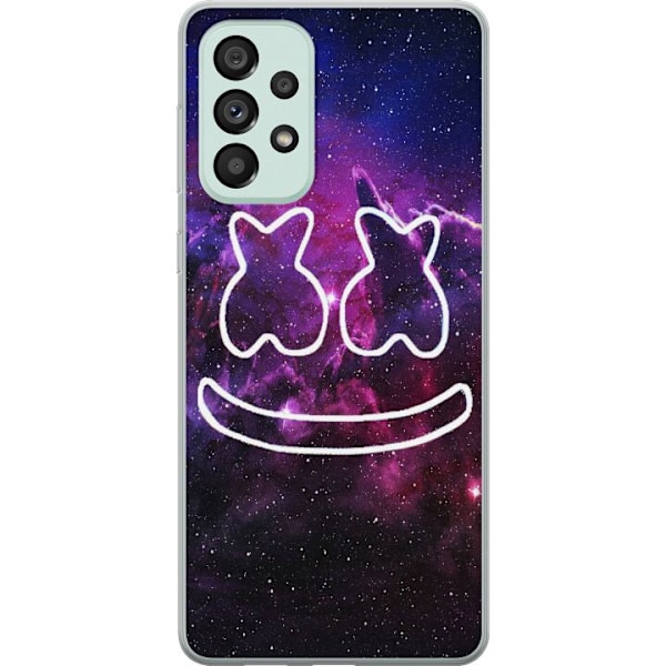 Samsung Galaxy A73 5G Gennemsigtig cover Fortnite Marshmello