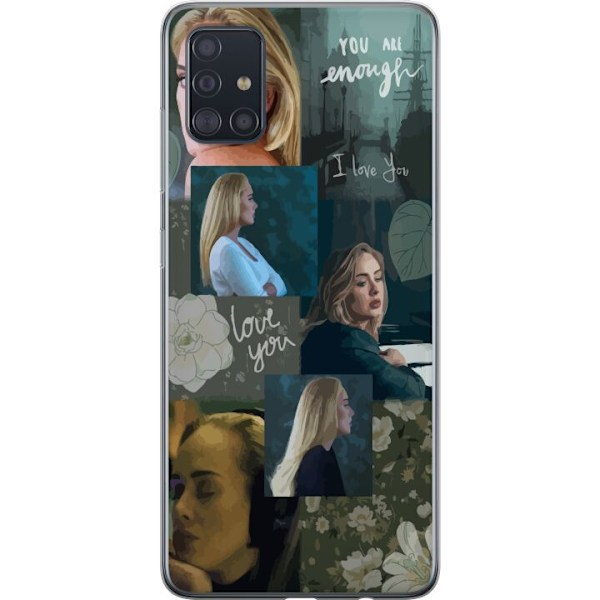 Samsung Galaxy A51 Läpinäkyvä kuori Adele