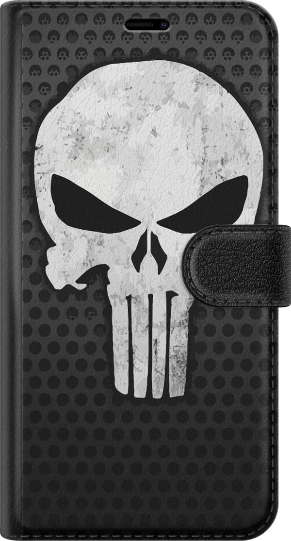 Kompatibelt Plånboksfodral till Samsung Galaxy A32 5G Punisher