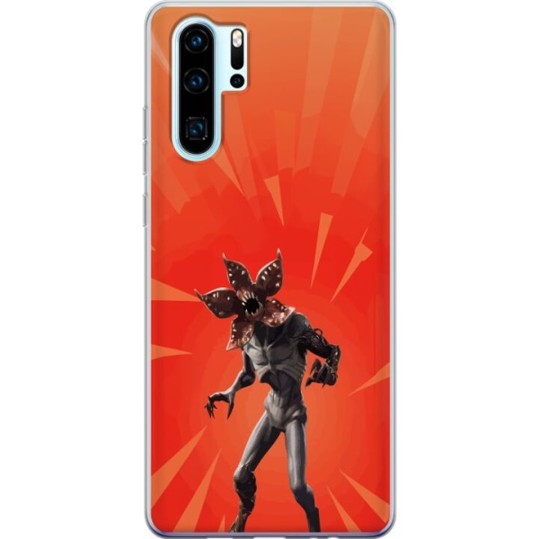 Huawei P30 Pro Läpinäkyvä kuori Fortnite - Demogorgon