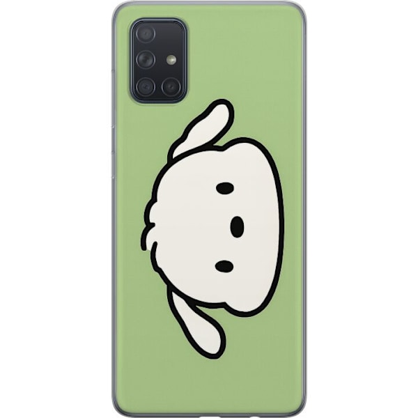 Samsung Galaxy A71 Genomskinligt Skal Snoopy Flip