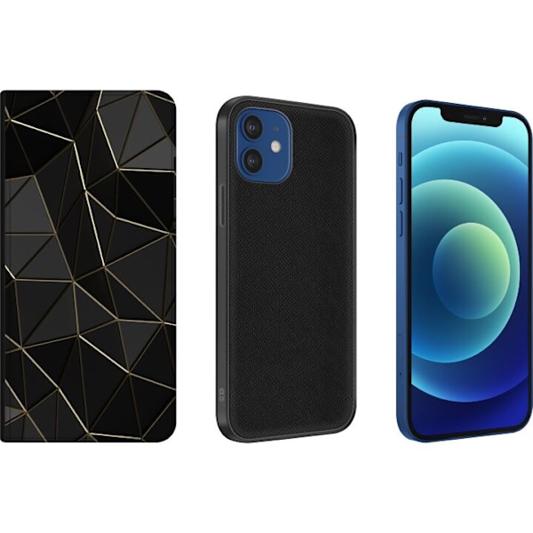 Apple iPhone 12  Lompakkokotelo Keskiyö