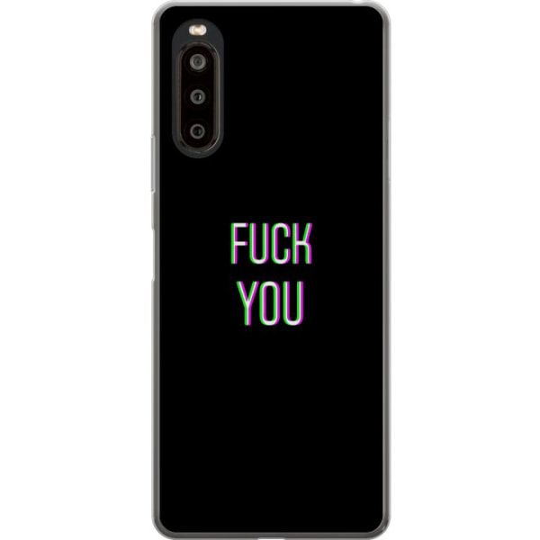 Sony Xperia 10 II Skal / Mobilskal - FUCK YOU *
