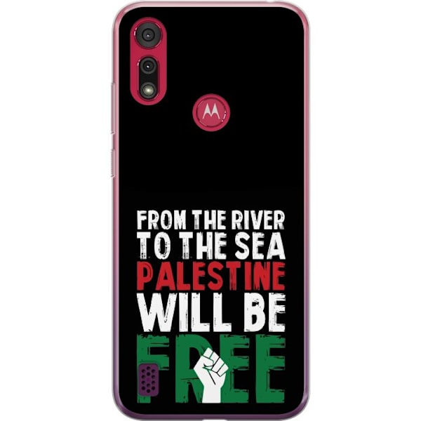 Motorola Moto E6s (2020) Gjennomsiktig deksel Fri Palestina