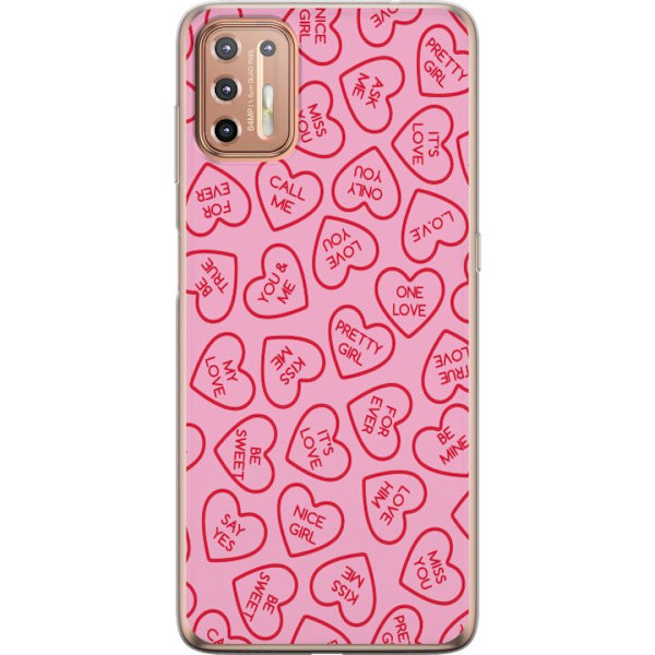 Motorola Moto G9 Plus Gennemsigtig cover Valentinsdag 2025