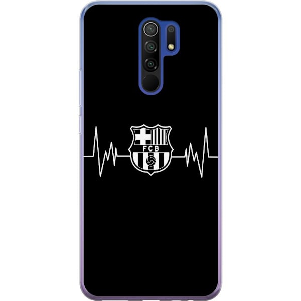 Xiaomi Redmi 9 Genomskinligt Skal FC Barcelona