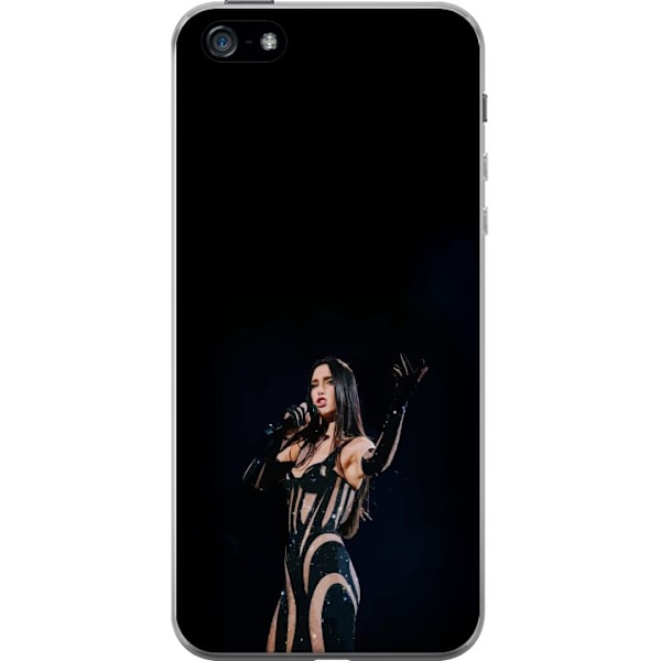 Apple iPhone 5 Genomskinligt Skal Dua Lipa – Pop Star Aesthetic