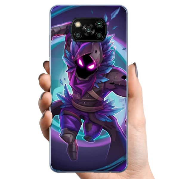 Xiaomi Poco X3 NFC TPU Mobilskal Fortnite Raven