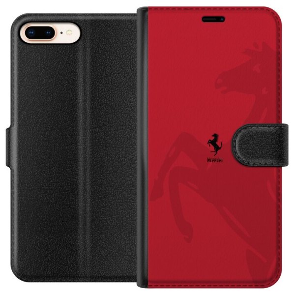 Apple iPhone 8 Plus Plånboksfodral Ferrari