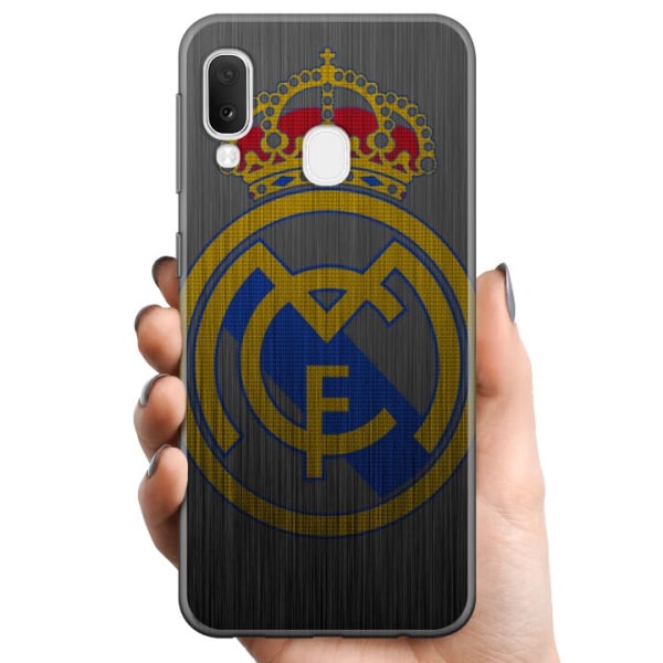 Samsung Galaxy A20e TPU Mobilskal Real Madrid CF