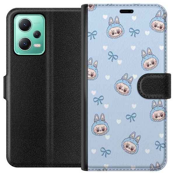 Xiaomi Redmi Note 12 Lompakkokotelo Labubu Tuli Henki