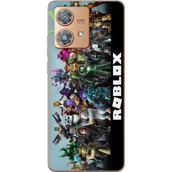 Motorola Edge 40 Neo Gjennomsiktig deksel Roblox-laget