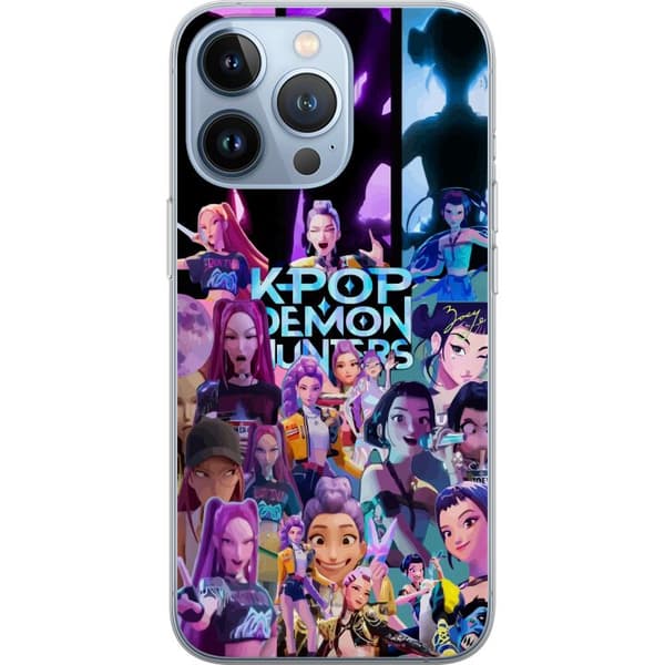 Kompatibelt Mobildeksel til Apple iPhone 13 Pro KPop Demon Hunters anime-stil mørkt design