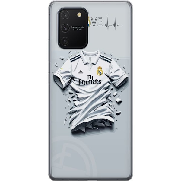 Samsung Galaxy S10 Lite Genomskinligt Skal Real Madrid