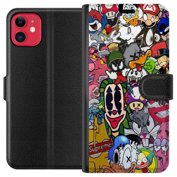 Kompatibel Tegnebogsetui til Apple iPhone 11 Fortnite