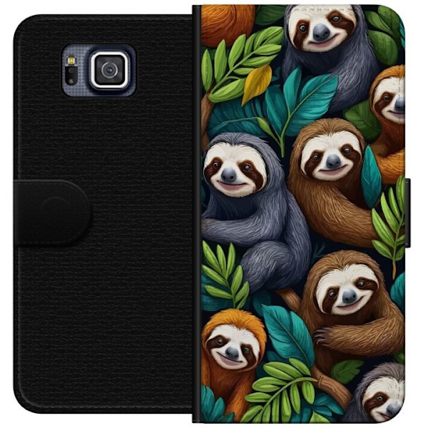 Samsung Galaxy Alpha Lompakkokotelo Sengångarstil - rentoutun