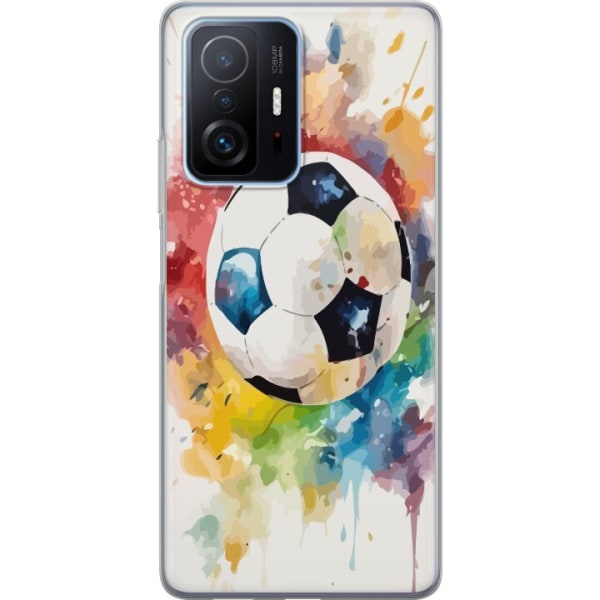 Xiaomi 11T Gennemsigtig cover Fodbold