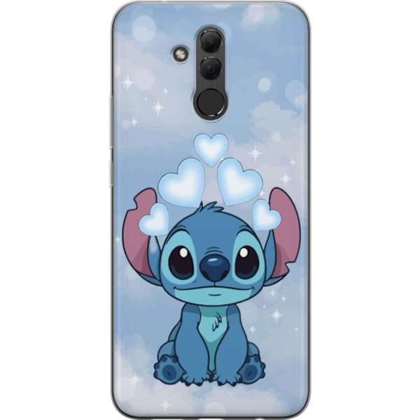 Huawei Mate 20 lite Läpinäkyvä kuori Stitch Hyppäävä Ilo - Hauska Suunnittelu Lahjalle