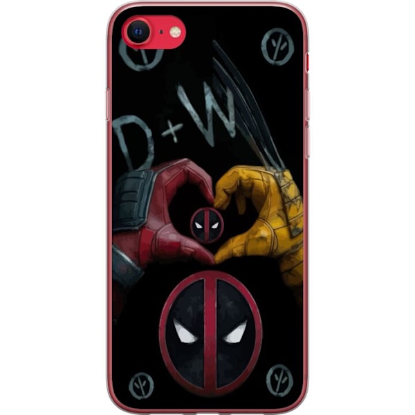 Apple iPhone SE (2020) Genomskinligt Skal Deadpool & Wolverine