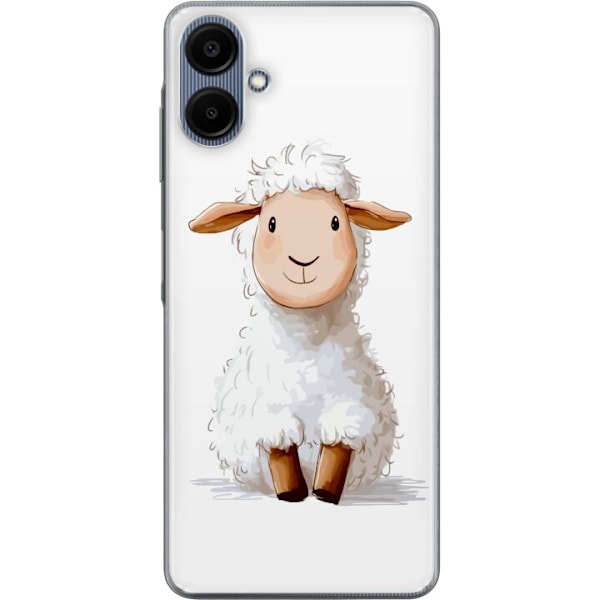 Samsung Galaxy A06 Läpinäkyvä kuori Suloinen Lammas - lasten ja vauvan tuotteita sarjakuvatyyliin