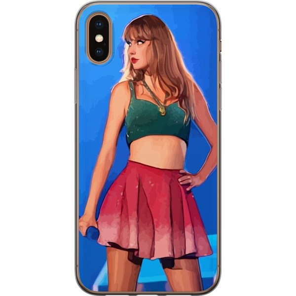 Apple iPhone XS Max Läpinäkyvä kuori Taylor Swift