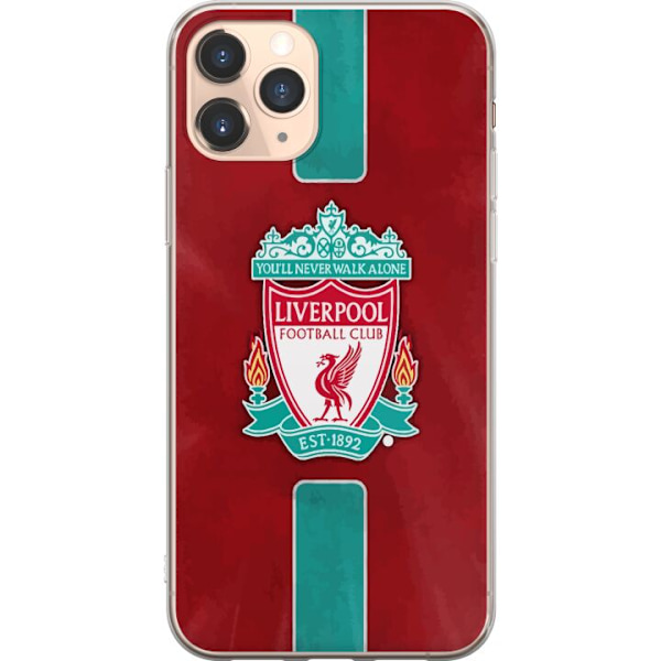 Apple iPhone 11 Pro Genomskinligt Skal Liverpool FC – Klassisk Fotbollsstolthet i Rött