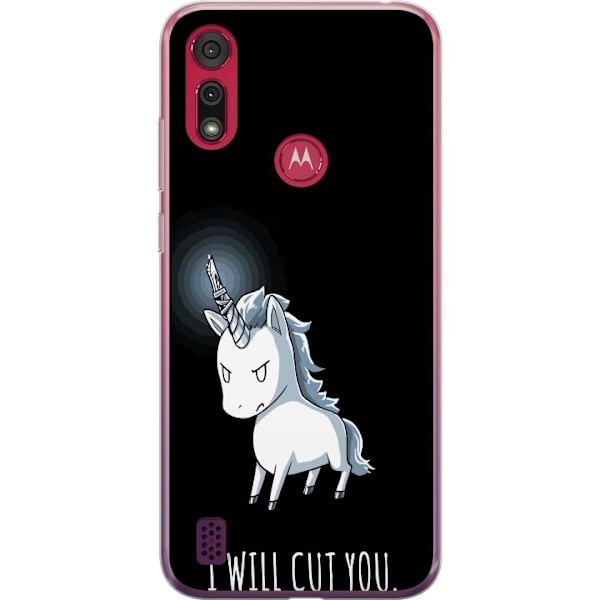 Motorola Moto E6s (2020) Genomskinligt Skal Unicorn Cut You