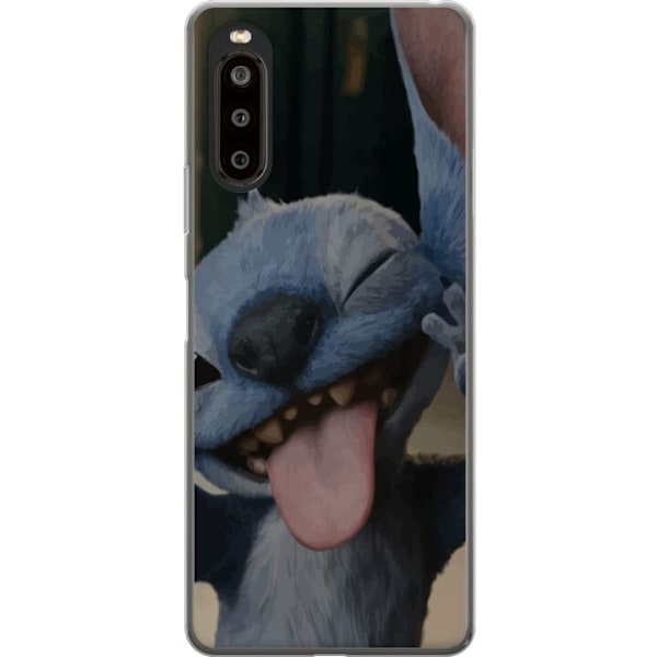 Sony Xperia 10 II Gjennomsiktig deksel Stitch Søt Alien - Bl