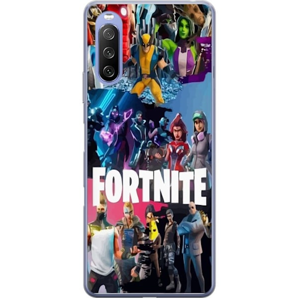 Sony Xperia 10 III Lite Genomskinligt Skal Fortnite