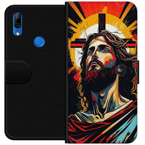 Huawei P Smart Z Lompakkokotelo Jeesus ja Kortti - uskonnollin