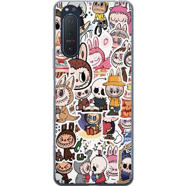Sony Xperia 5 II Läpinäkyvä kuori Labubu All-Stars – POP MART Erikoispainos