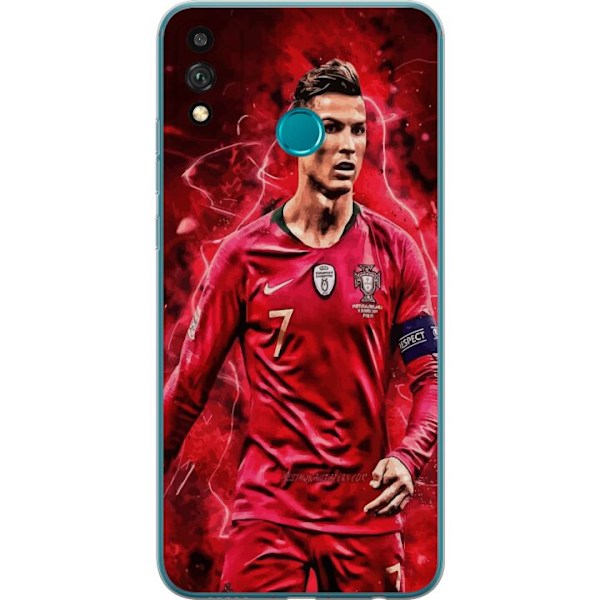 Honor 9X Lite Genomskinligt Skal Ronaldo Skills – CR7 Design för Äkta Supporters