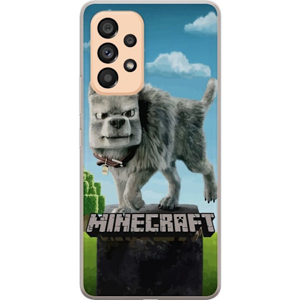 Samsung Galaxy A53 5G Läpinäkyvä kuori A Minecraft Movie