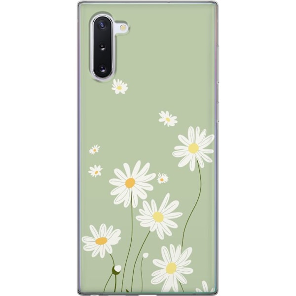 Samsung Galaxy Note10 Genomskinligt Skal Prästkragar – blommigt mönster i svensk sommarstil