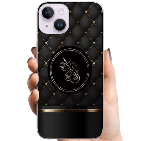 Apple iPhone 15 Plus TPU Mobilskal Luxury Unicorn