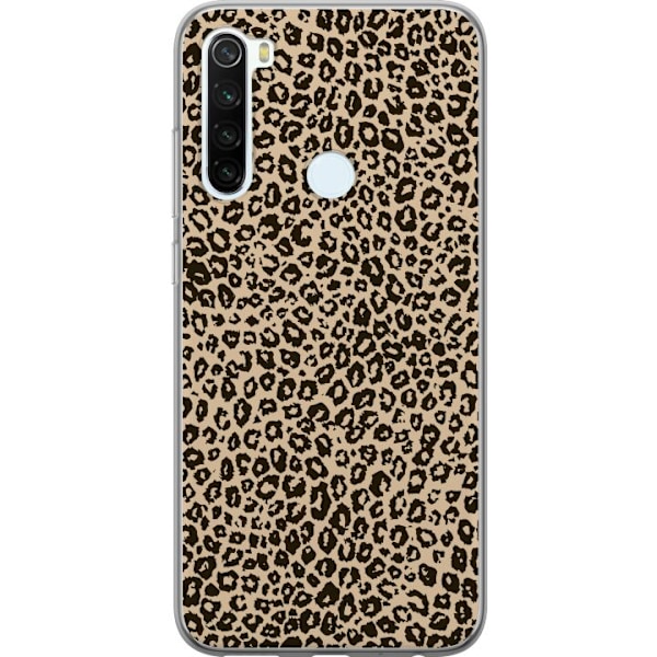 Xiaomi Redmi Note 8 Gjennomsiktig deksel Leopardskisse