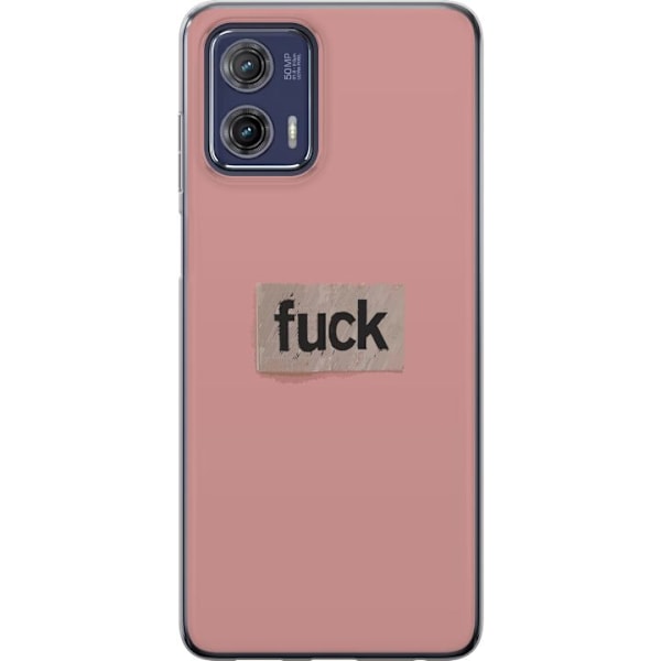 Motorola Moto G73 Läpinäkyvä kuori vittu