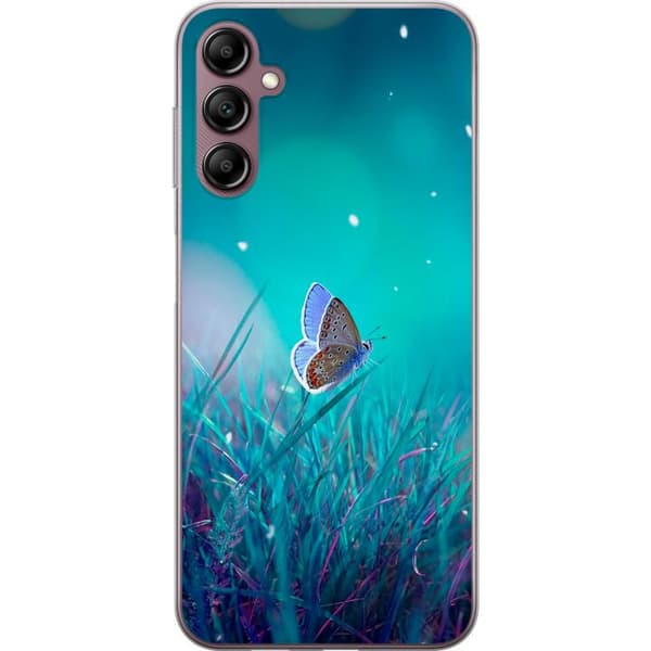 Kompatibelt Mobildeksel til Samsung Galaxy A14 5G Blå sommerfugl