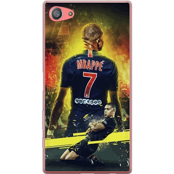 Sony Xperia Z5 Compact Gennemsigtig cover Kylian Mbappé