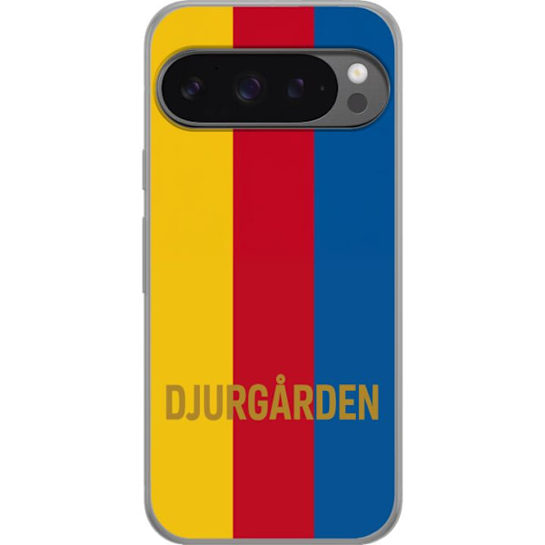 Google Pixel 9 Pro XL Gennemsigtig cover Djurgården – fodbold