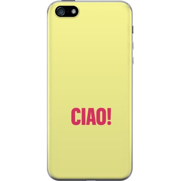 Kompatibelt Mobilskal till Apple iPhone 5 Rosa CIAO gul