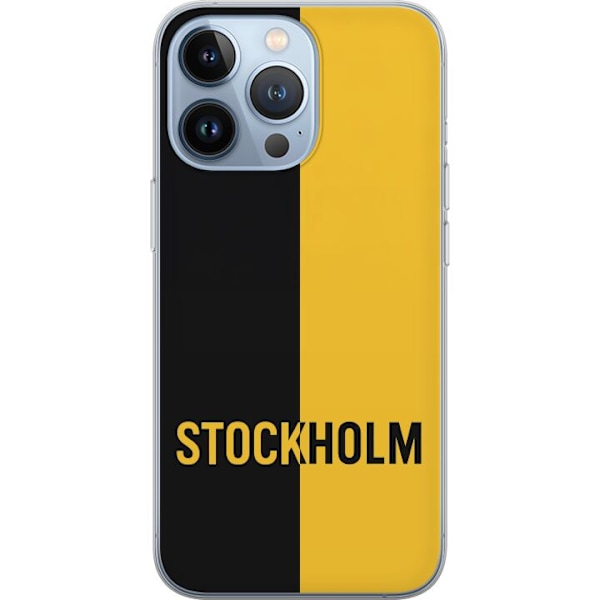 Apple iPhone 13 Pro Läpinäkyvä kuori Stockholm – jalkapallo