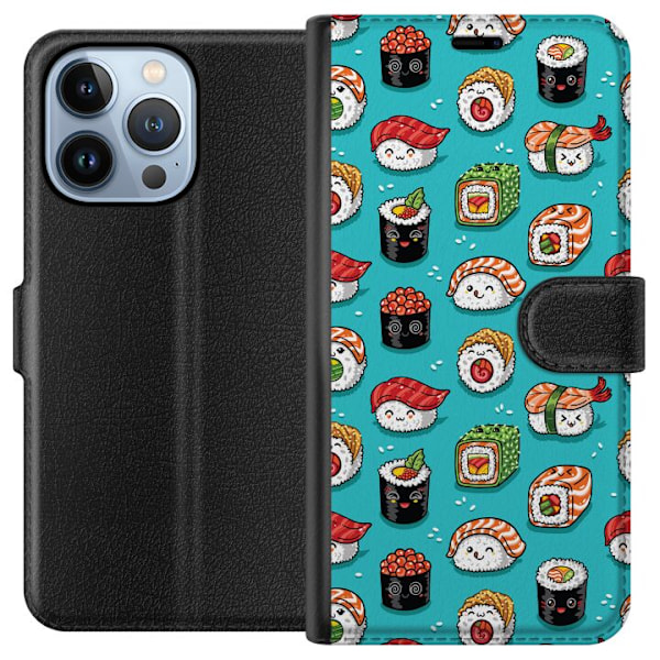Apple iPhone 13 Pro Plånboksfodral Sushi