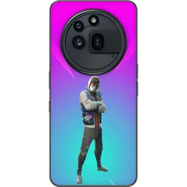 Nothing Phone (3a) Pro Läpinäkyvä kuori musta ritari fortnite