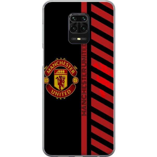 Xiaomi Redmi Note 9S Gennemsigtig cover Manchester United