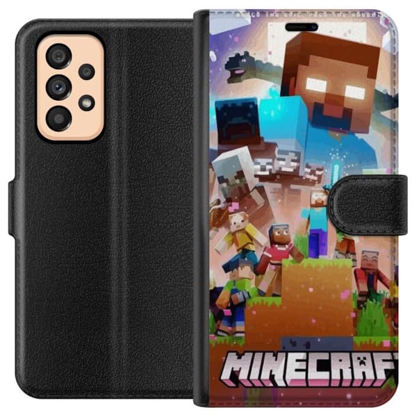 Kompatibelt Lommeboketui til Samsung Galaxy A53 5G Minecraft