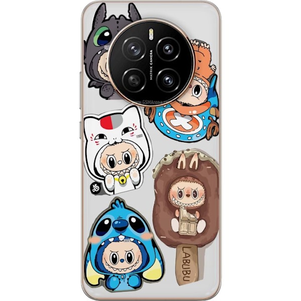 Honor Magic7 Genomskinligt Skal Labubu figursamling – Pop Ma