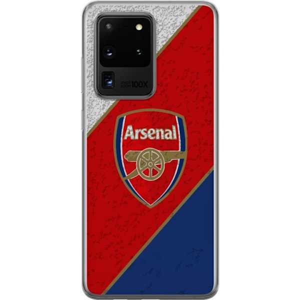 Samsung Galaxy S20 Ultra Genomskinligt Skal Arsenal