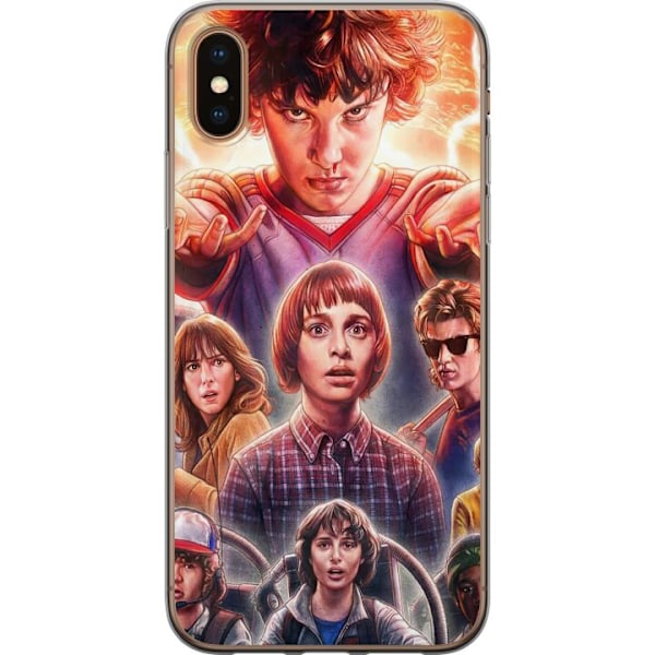 Apple iPhone XS Gennemsigtig cover Stranger Things